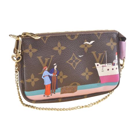 louis vuitton pochette tuileries clutch pouch bag